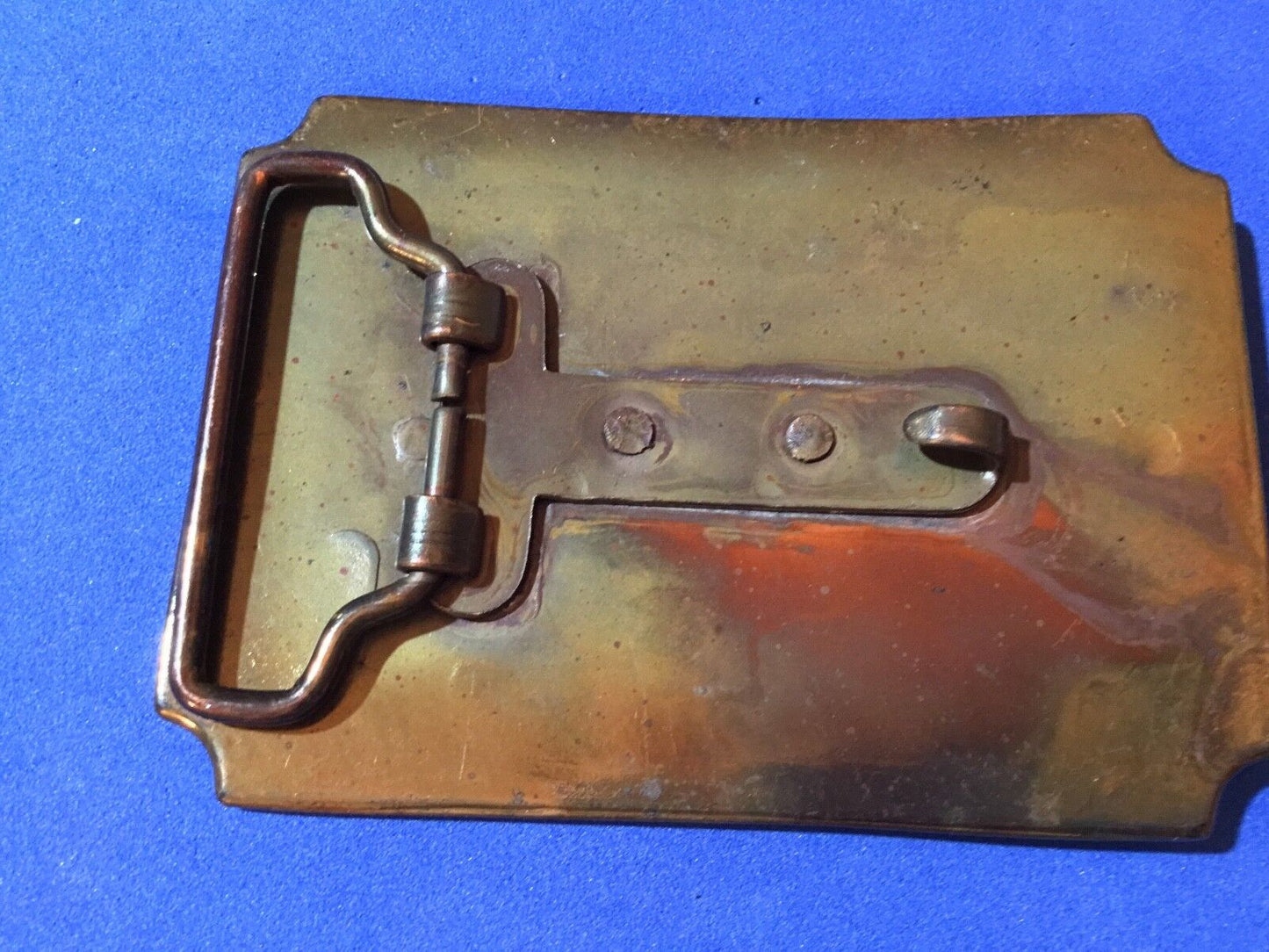 Tall in the saddle belt buckle - covered wagon - out west belt buckle