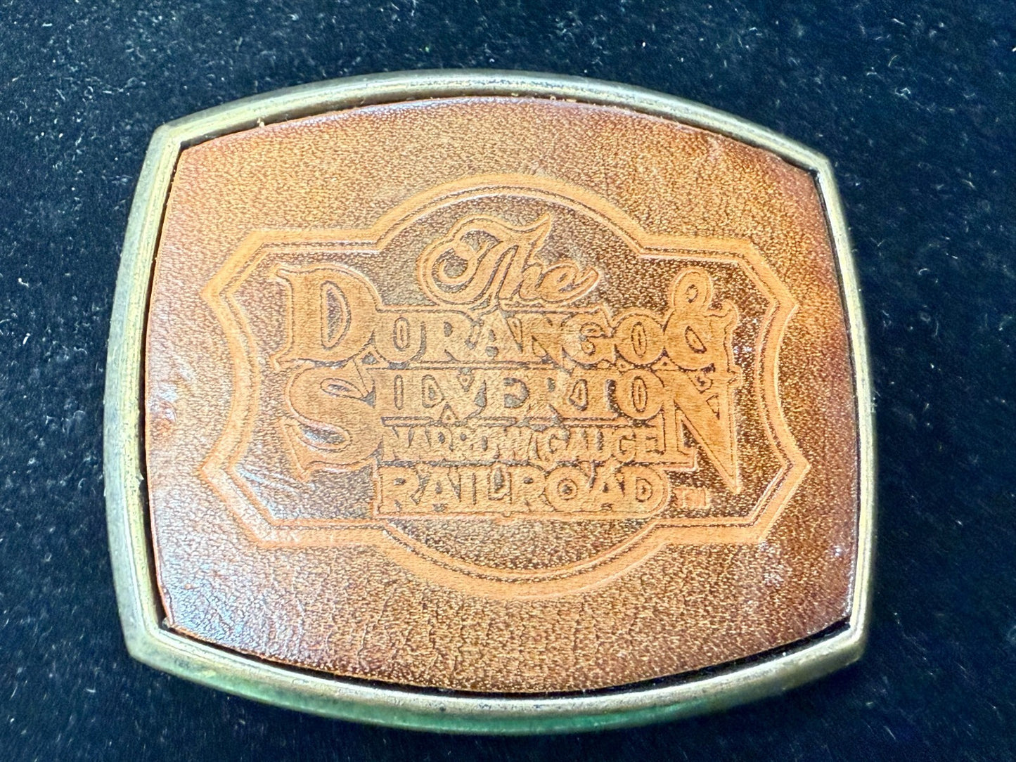 The Durango -Silverton Narrow Gauge Railroad Historic Railway Belt Buckle el Cid