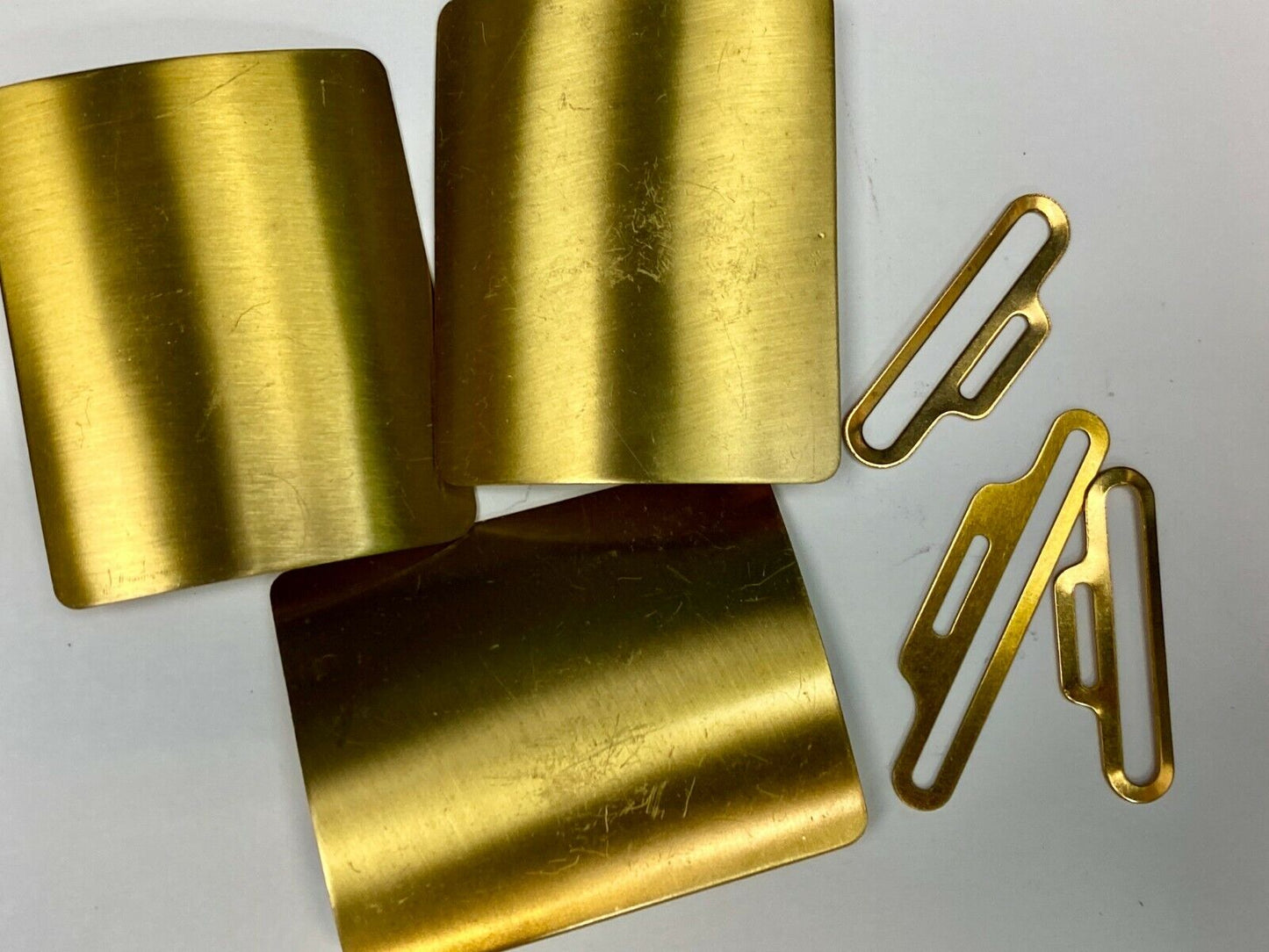 Usmc? Solid Brass Belt Buckle Lot