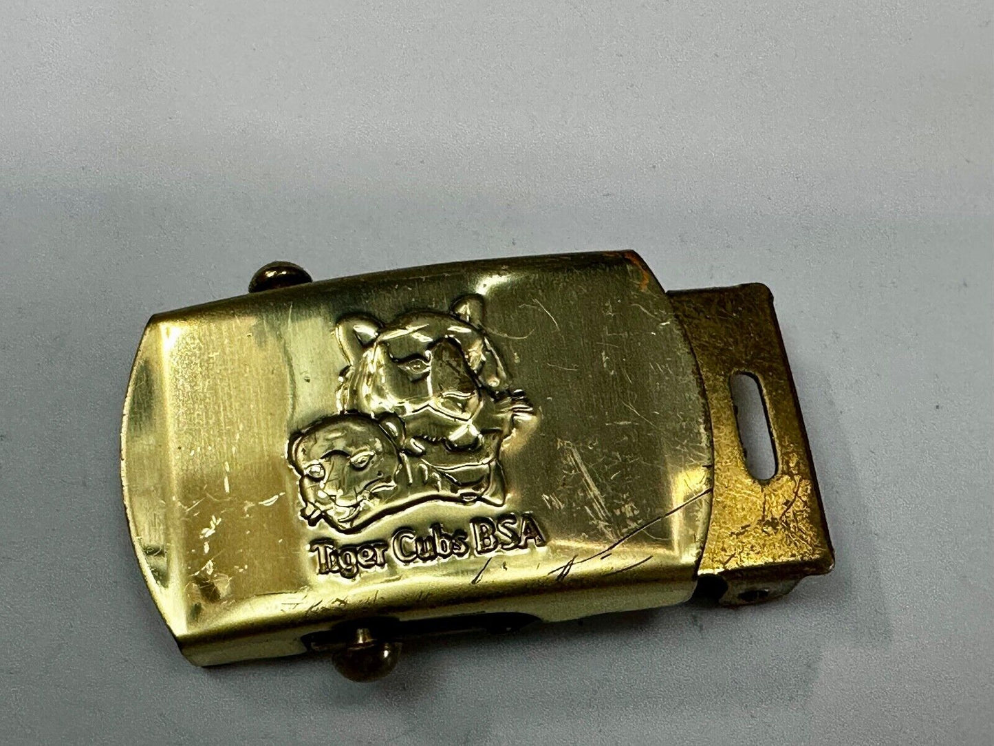 Tiger Cub Scout Replacement Solid Brass USA made Uniform Belt Buckle