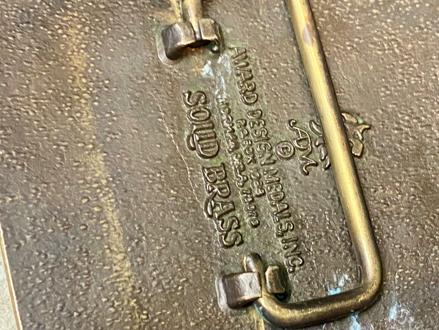 The Great American Spirit - State of MO Missouri solid brass belt buckle by ADM