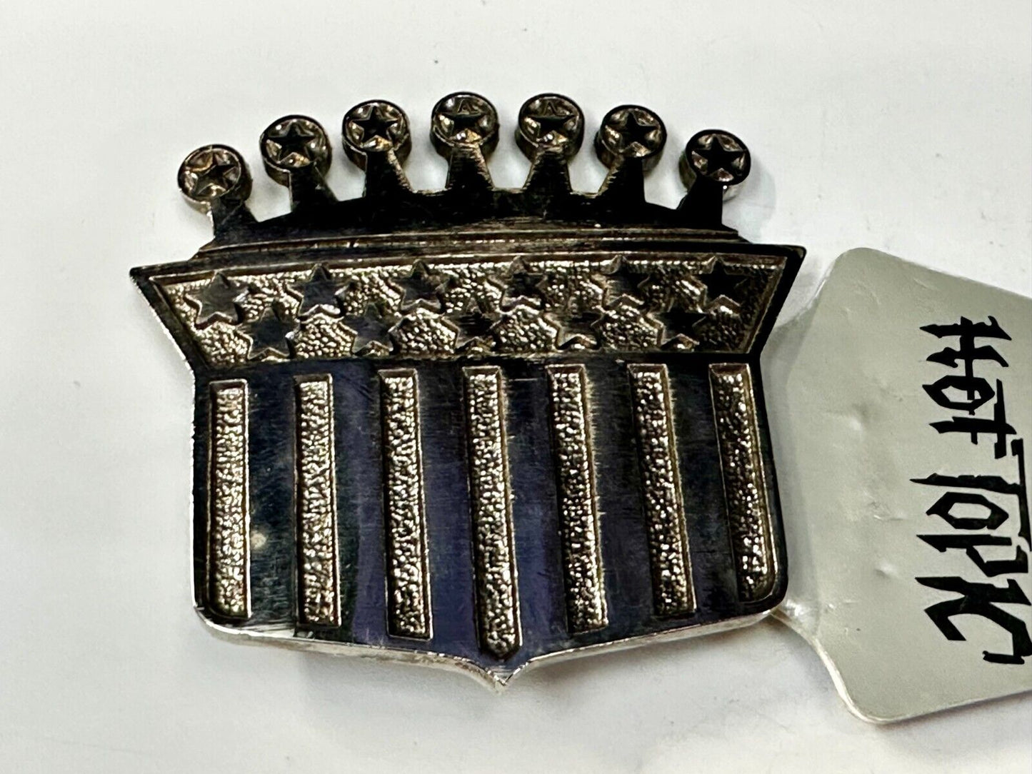 American Flag Style Crown The Originator Not The Imitator Belt Buckle Made in US