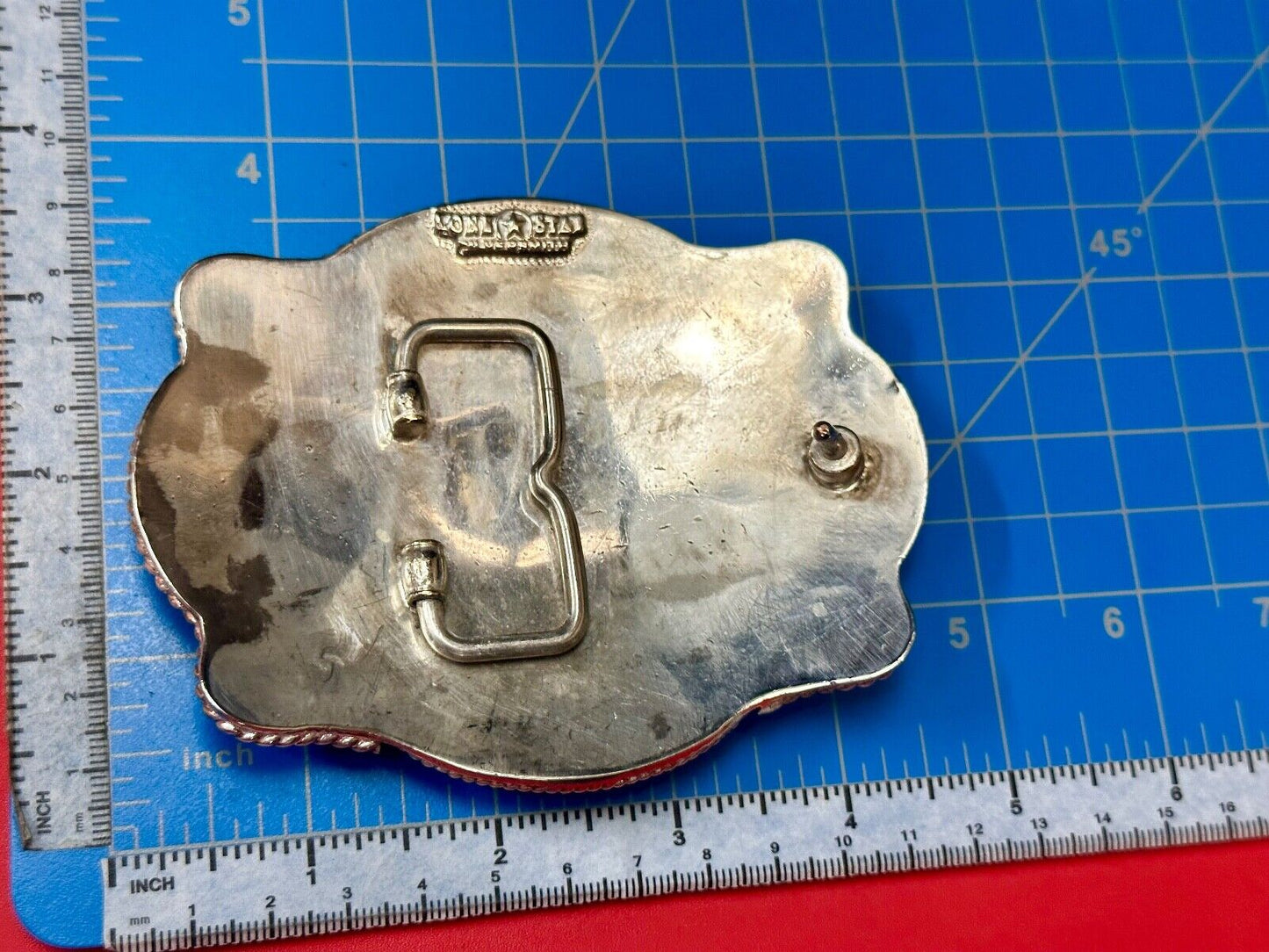 2006 CHAMPION WSHSRA State Finals Trophy belt buckle by Lone Star Silversmiths