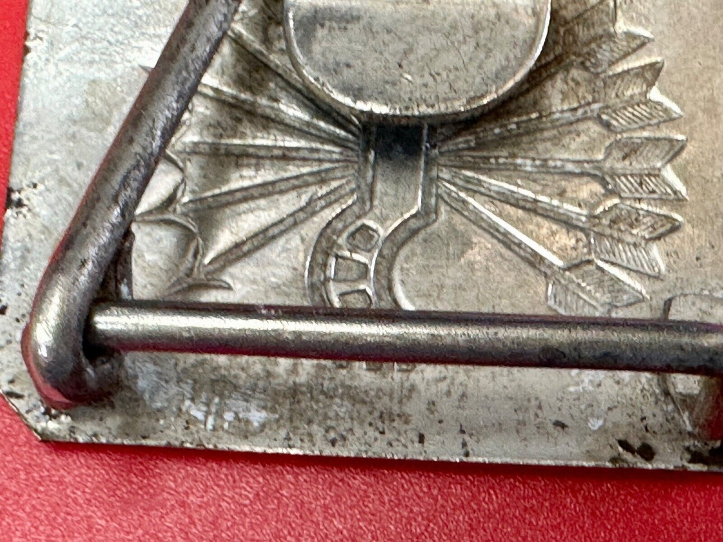 The 5 Arrows Hotel? Waddesdon Manor? England Family Embalm? Antique belt buckle