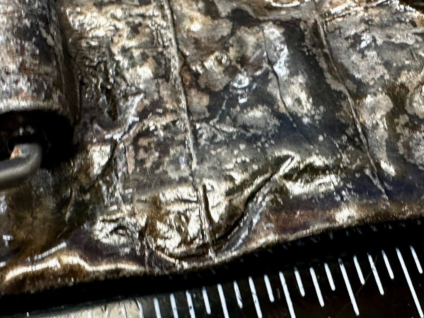 Bighorn Ram Mountain Goat Sheep Wildlife Scene Vintage Hand Cast? Belt Buckle