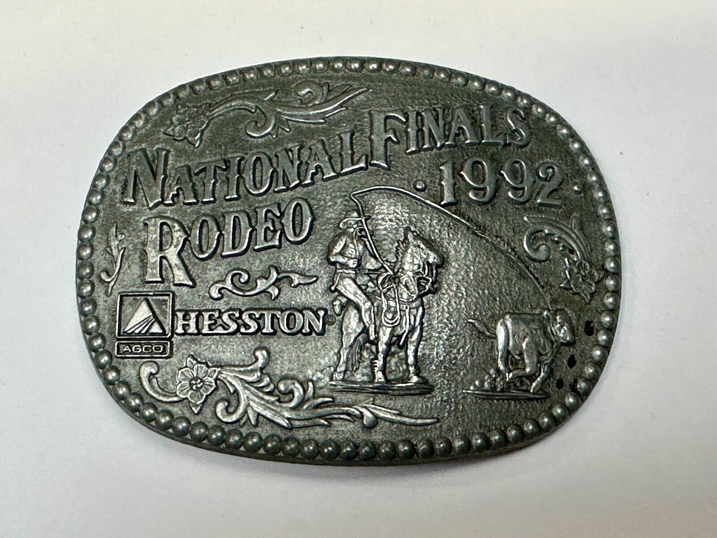 1992 Award Design Medals NFR National Finals Rodeo belt buckle