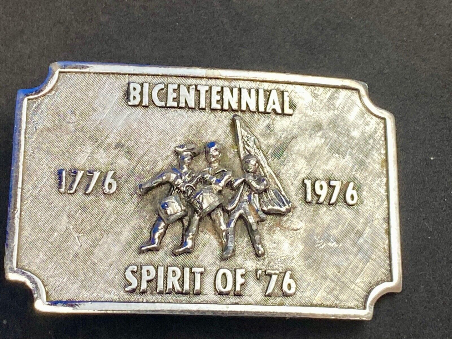 Bicentennial celebration Spirit of 76! USA patriotic America! belt buckle