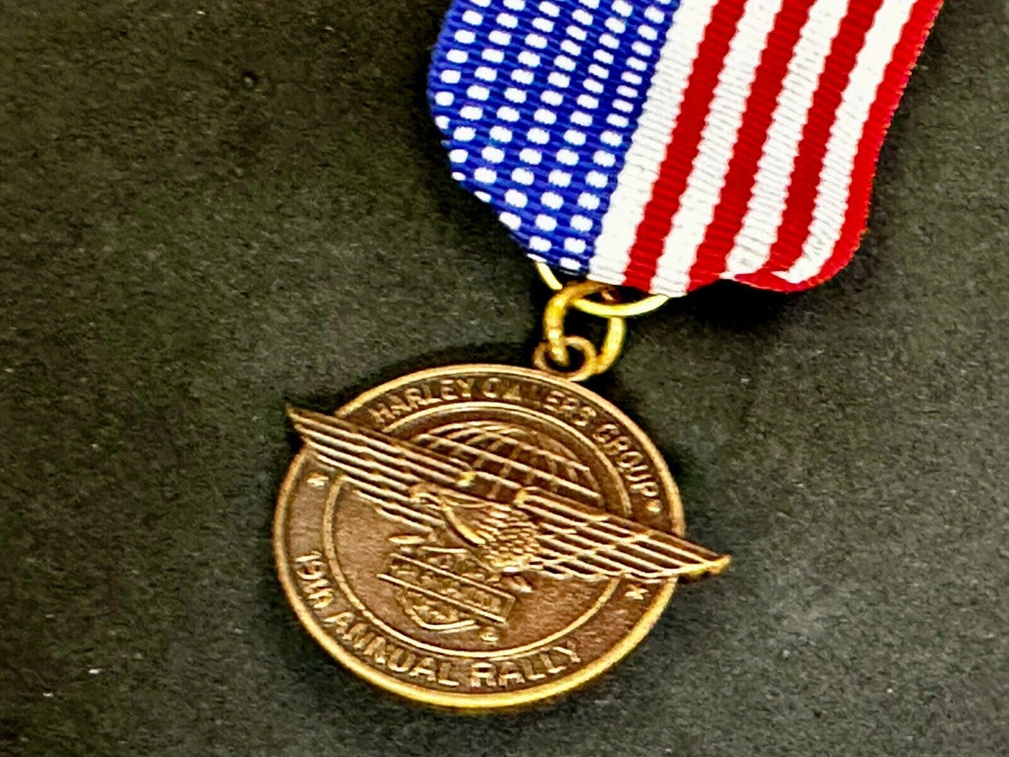 Atlanta 19th Annual Bike Rally Medal Pin Award Harley Davidson Owner Group HOG