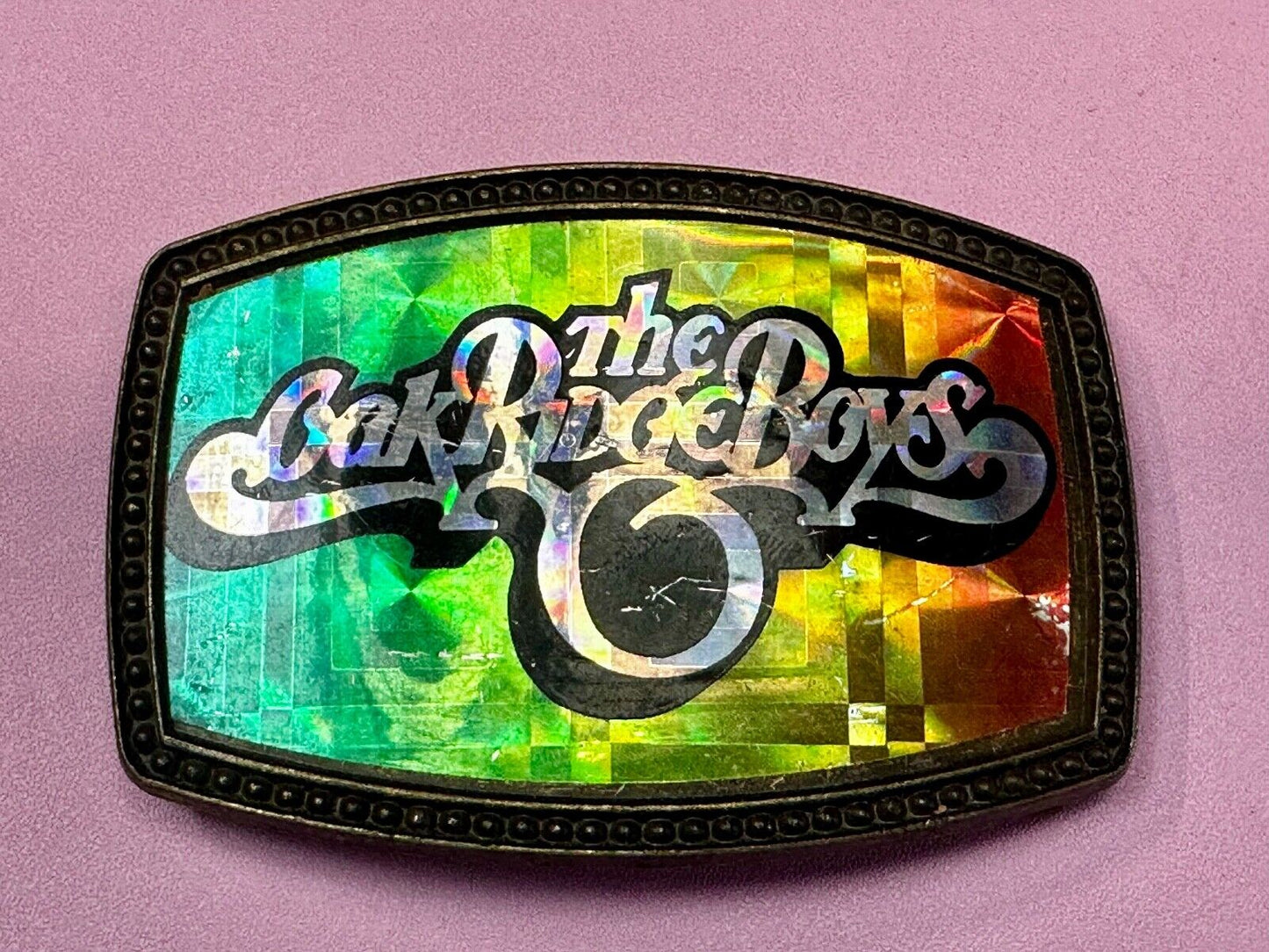 The Oak Ridge Boys - Music Band - Vintage Holographic Prism style Belt Buckle