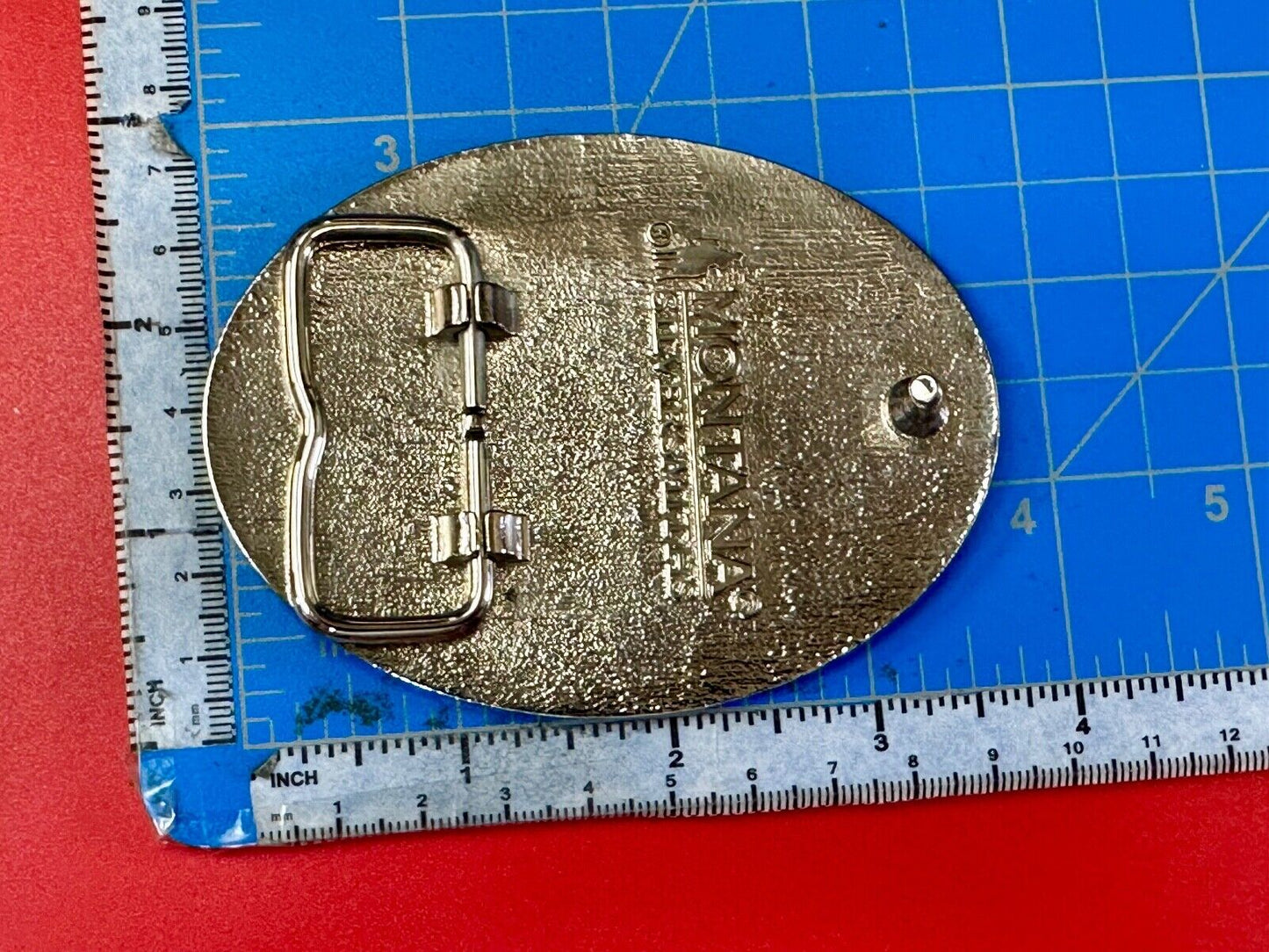 2011 Pendleton Whiskey Let'er Rodeo Cowboy Montana Silversmiths Buck Buckle