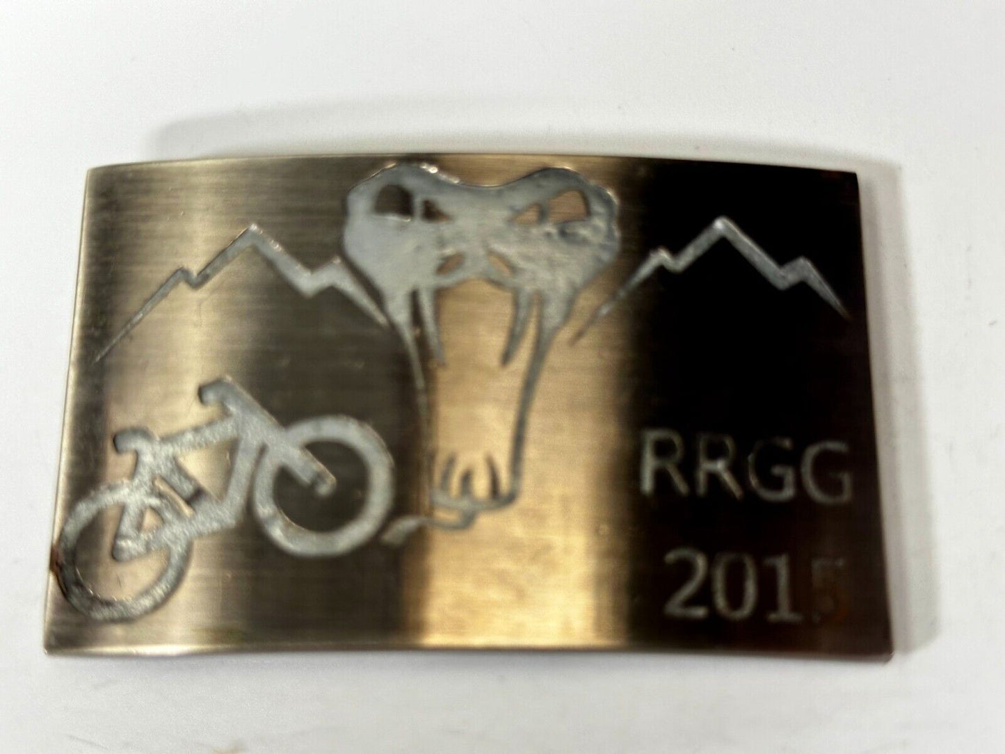 2015 RRGG Viper Logo Event Trail Mountain BMX Bike Race Ride Biker Belt Buckle