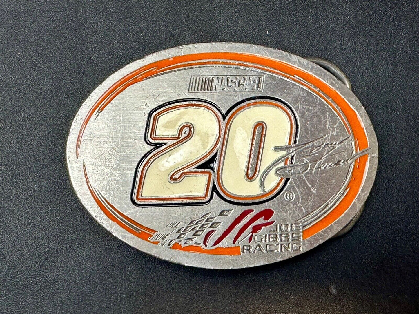 20 Tony Stewart Nascar 2001 Licensed Great American Products Gibbs Belt Buckle