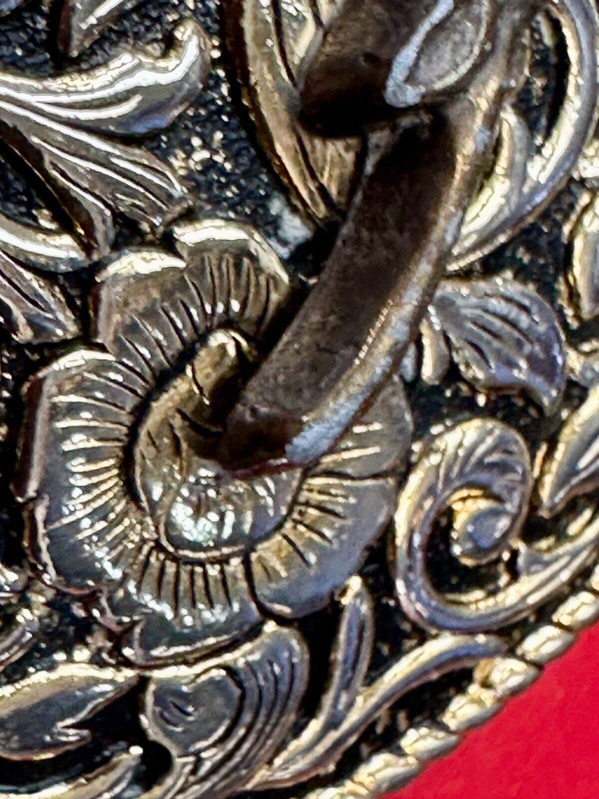 The Longhorn cow steer - cowboys cowgirls western Vintage belt buckle to restore