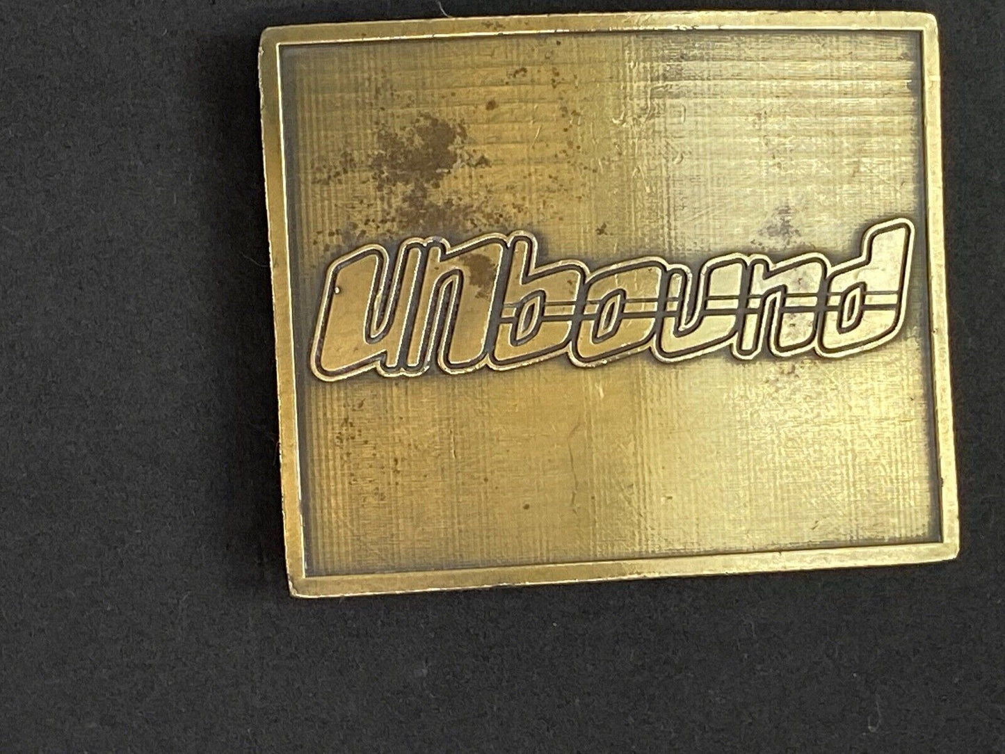 Unbound Promotional Belt Buckle Child Sponsorship Charity Based In Kansas City