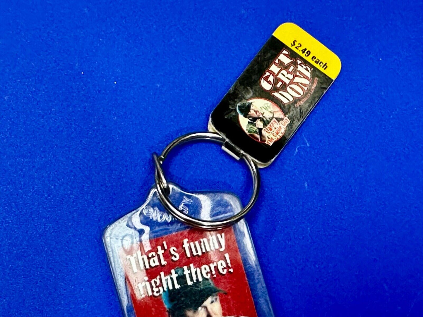 That's Funny Right There Larry The Cable Guy Keychain - Key Ring Chain Souvenir