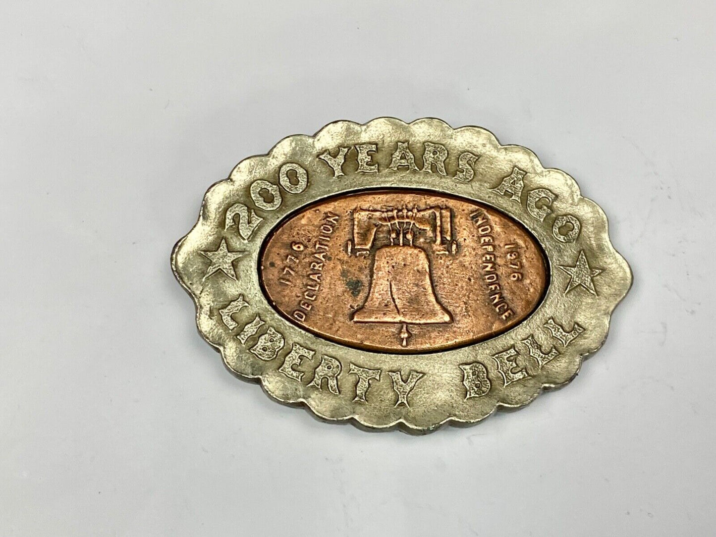 200 Year Celebration Of Liberty Bell - Declaration Of Independence Belt Buckle