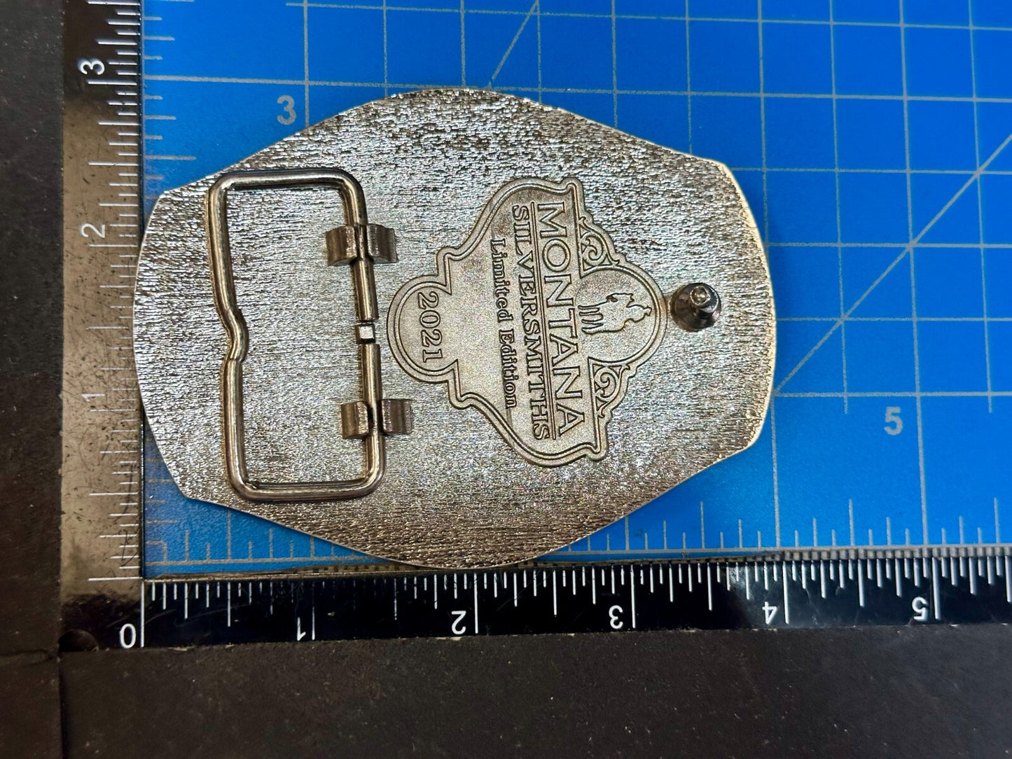 2021 Pendleton Whiskey Let'er Buck Rodeo Cowboy Montana Silversmiths Buck Buckle