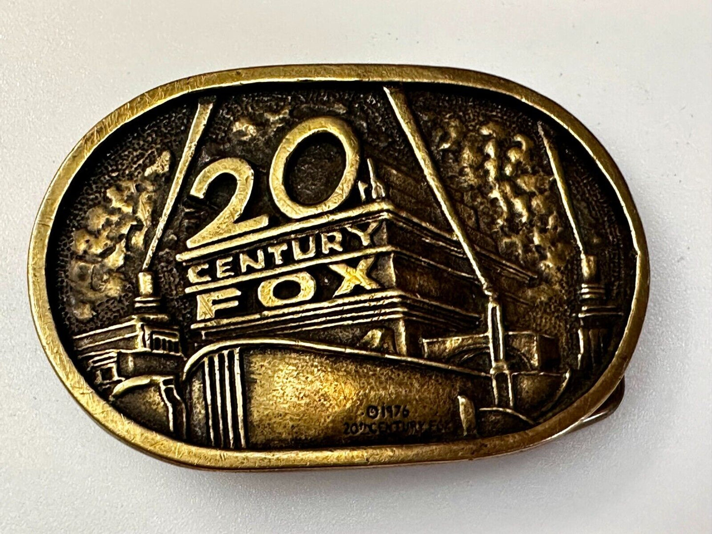 20th Century Fox Logo Movie Studio Music Entertainment Co BTS Brass Belt Buckle