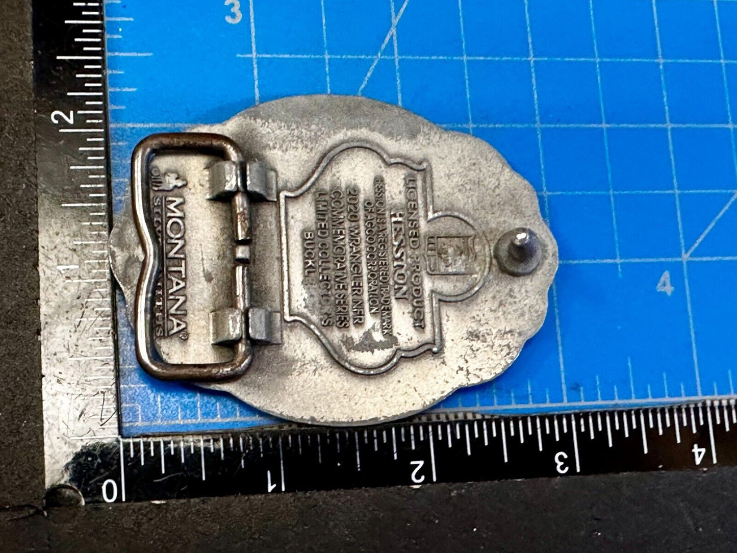 2020 NFR Wrangler National Finals Rodeo Cowboys Montana Silversmiths Belt Buckle