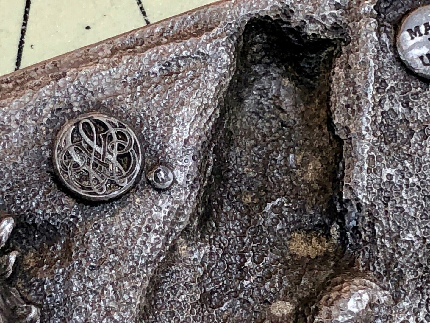 Vintage 1984 Bergamot Belt Buckle Bass jumping off the buckle!