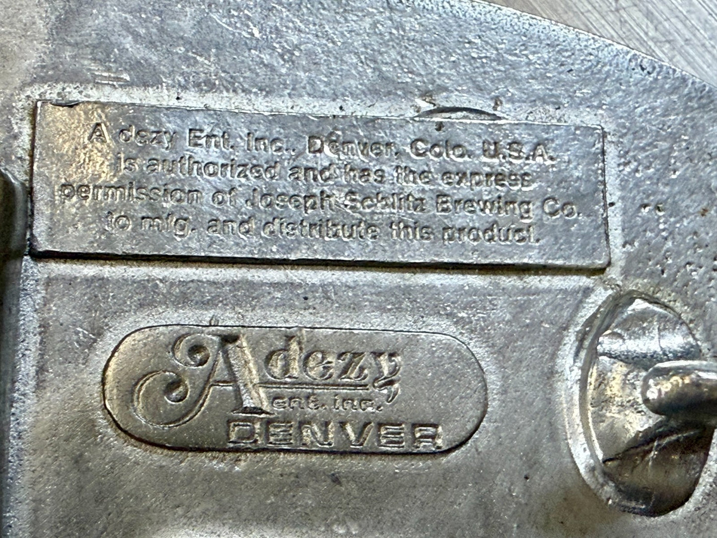Taste as Great as Its Name Old Milwaukee Beer Promotional Belt Buckle by Adezy