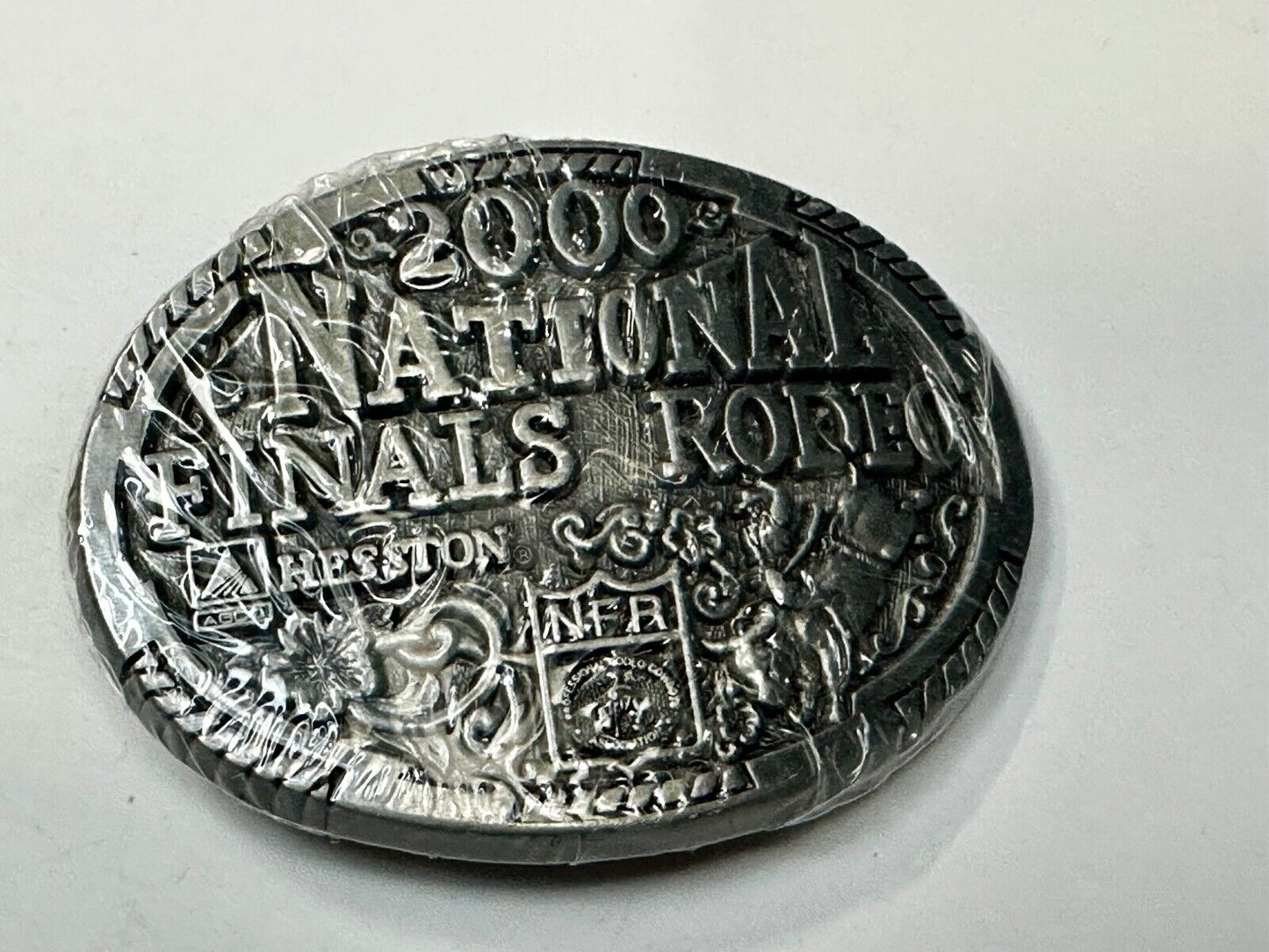 2000 NFR National Finals Rodeo NOS Youth Size Montana Silversmiths Belt Buckle