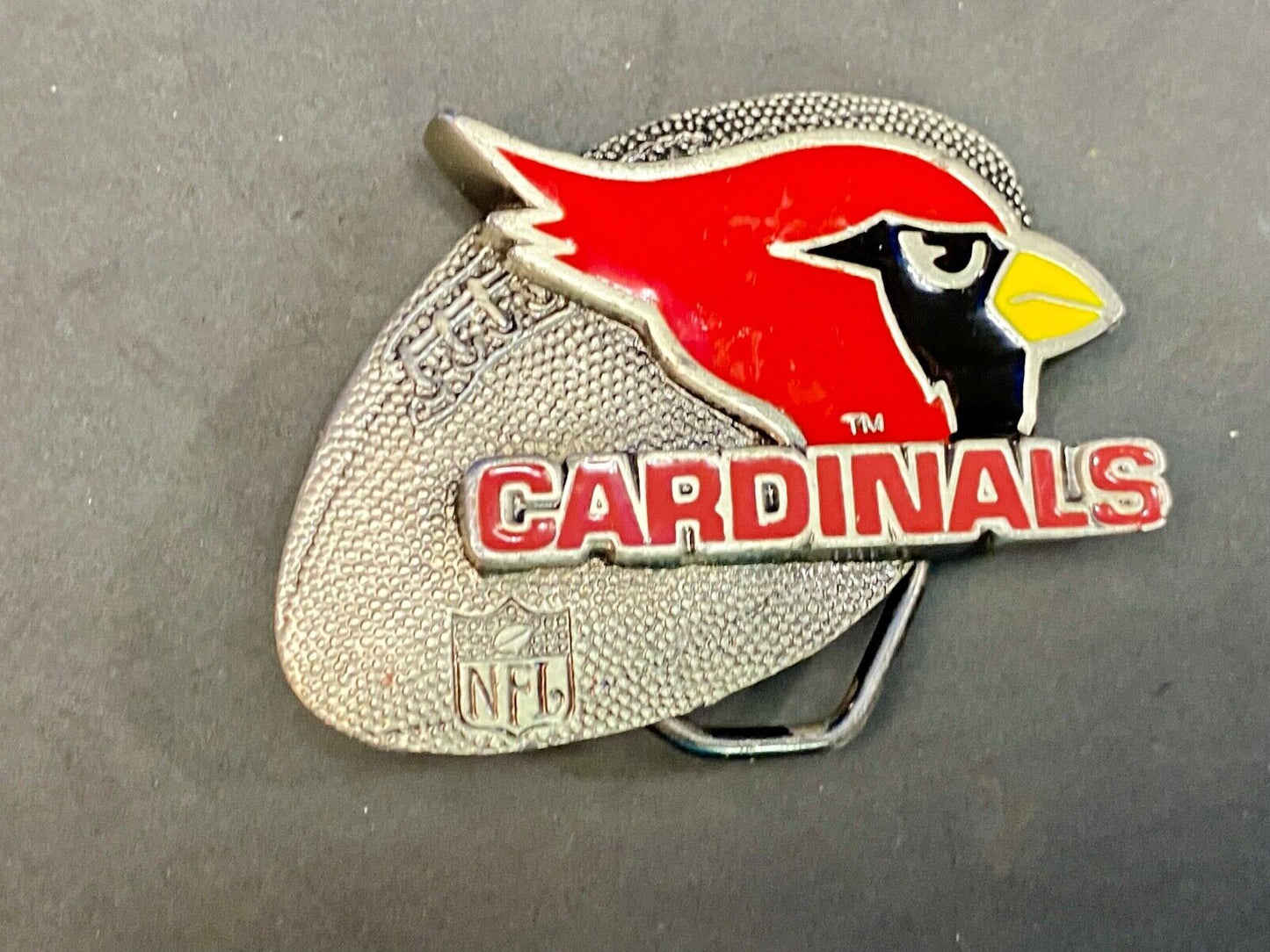 Vintage 1994 Phoenix Arizona Cardinals Nfl Sports Football Team Belt Buckle