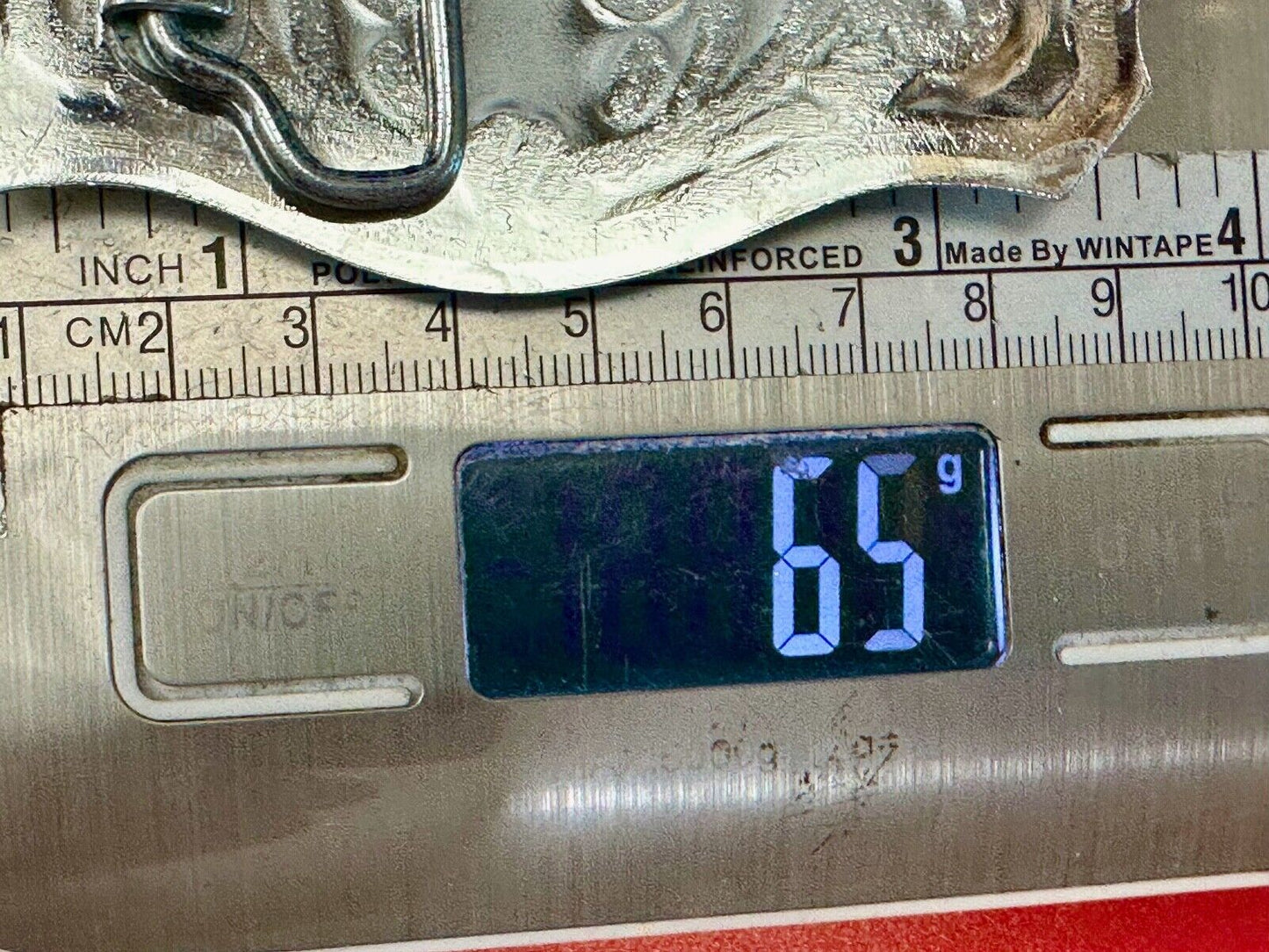 Two Tone Bucking Bronc Bronco Saddle Horse Rodeo vintage belt buckle