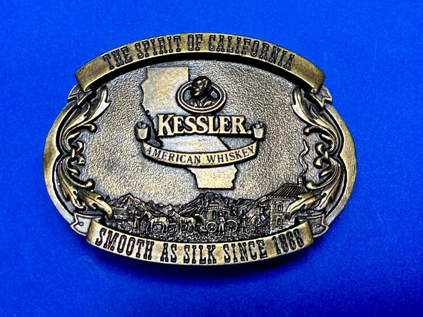 The Spirit of California - Kessler, smooth as silk belt buckle