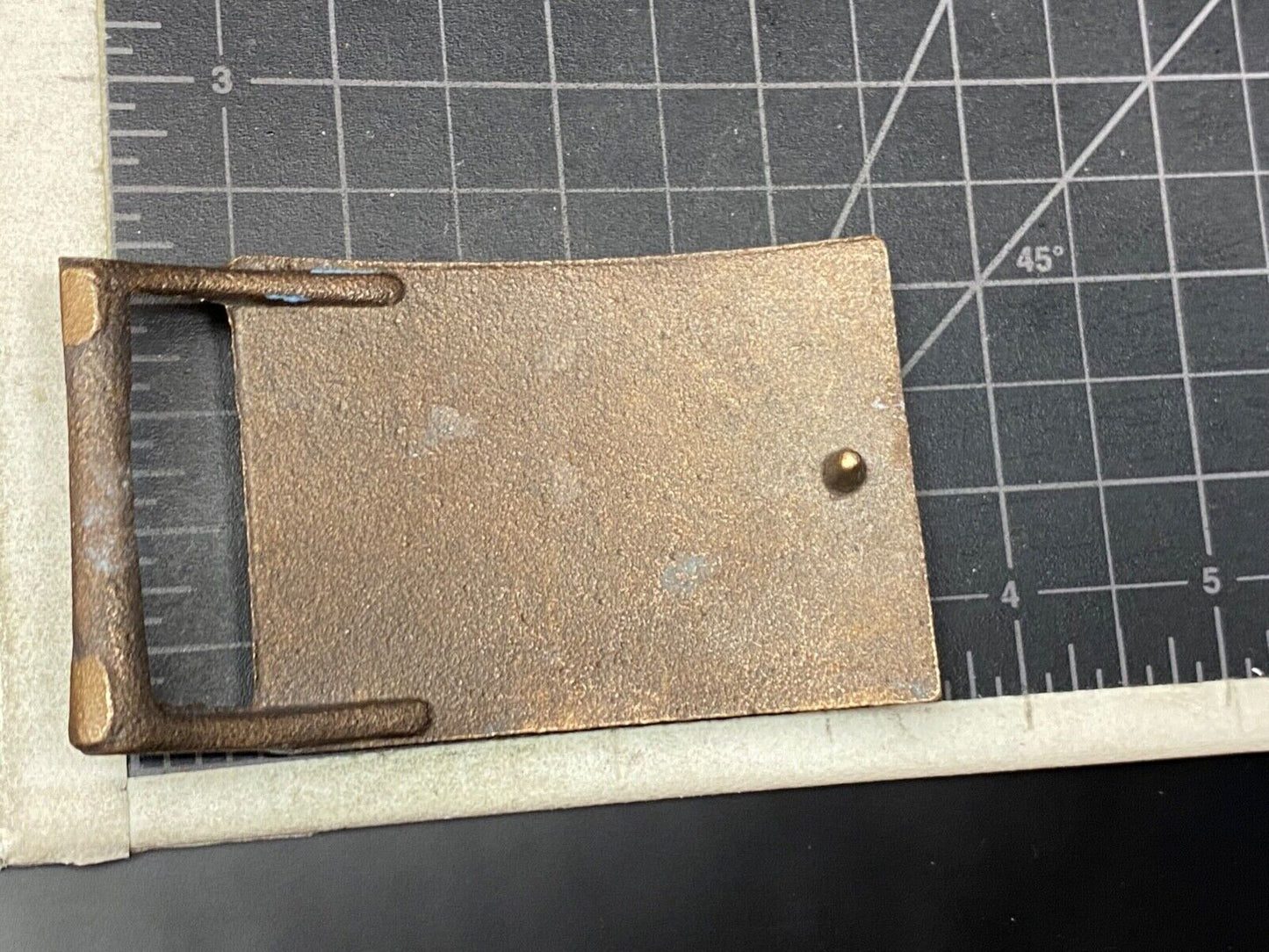 Vintage 1976 JM FOUNDRY Castings Summerville SC Company Advertising Belt Buckle