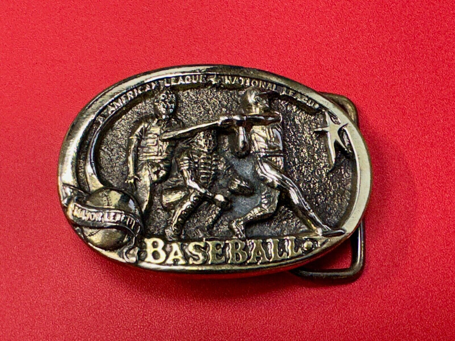 Vintage 1983 Baseball SPORTS GAME Commemorative National Team League belt buckle