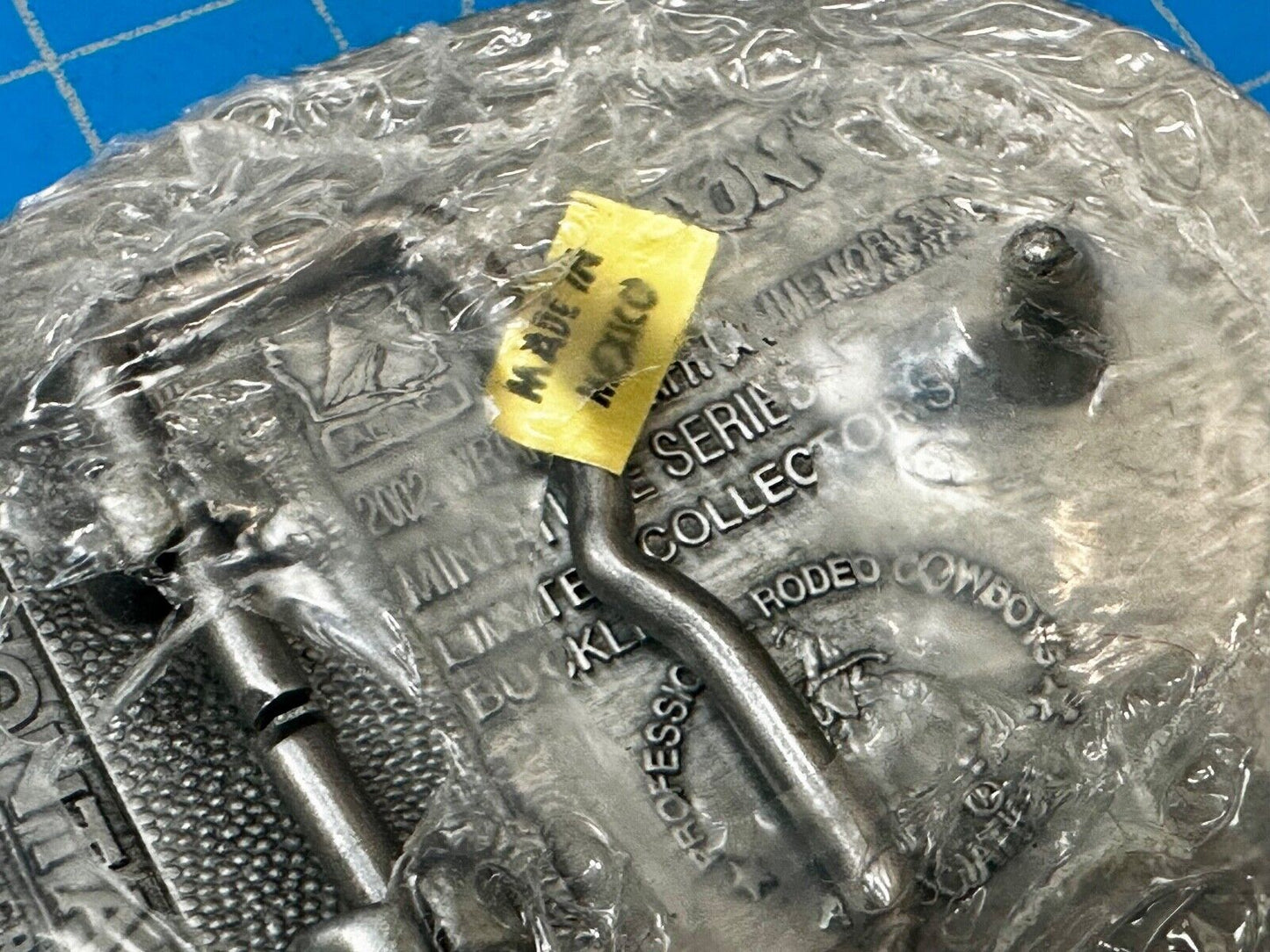2002 NFR National Finals Rodeo NOS Youth Size Montana Silversmiths Belt Buckle