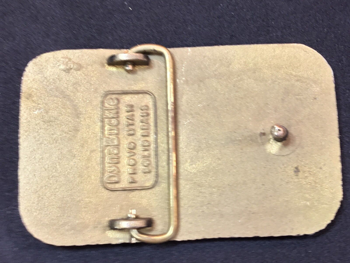 The Underbody Experts DE Parts auto car logo Promo belt buckle by Dynabuckle