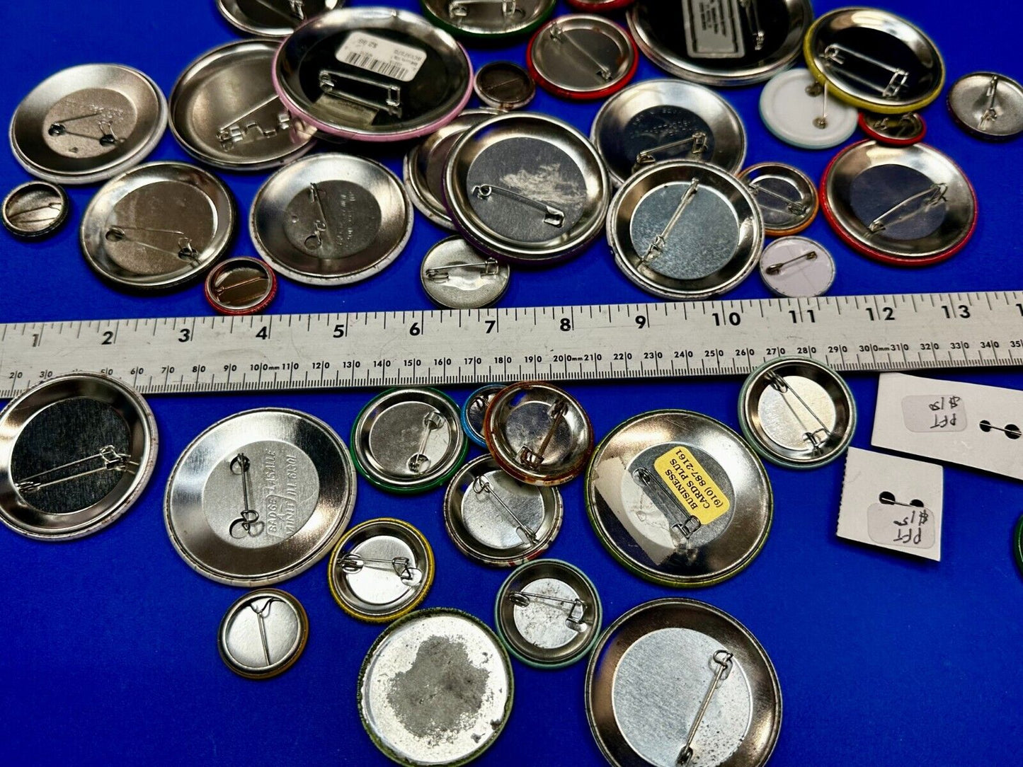 Around 40 Button's Pin's - Advertising Promo Pinbacks Grab Bag Resale Gifts!