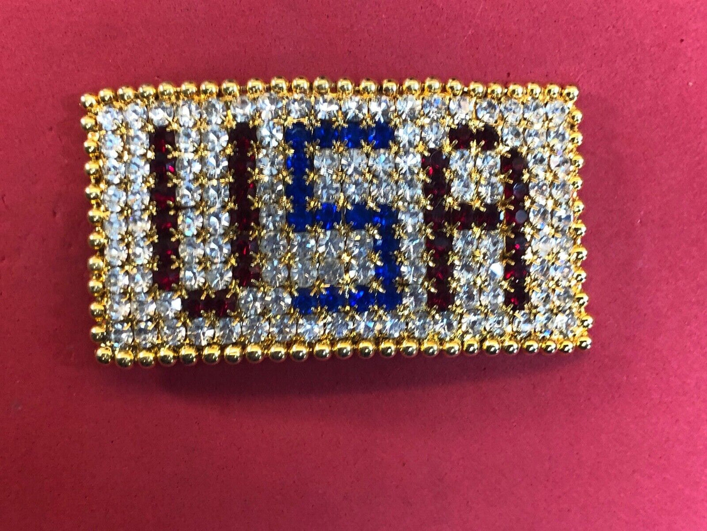 Artisan United States of America Flag from Rhinestones! Patriotic American Flag