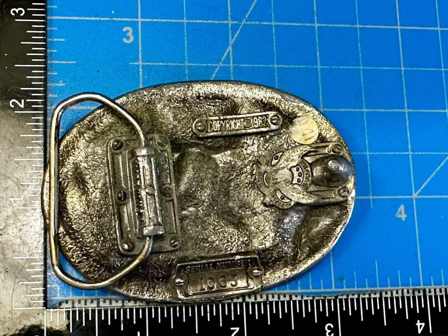 Baseball American & National League Vtg 1982 The Great American Belt Buckle Co
