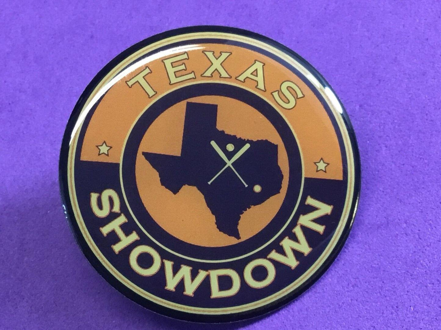 2007 TEXAS SHOWDOWN fastpitch softball hat lapel pin