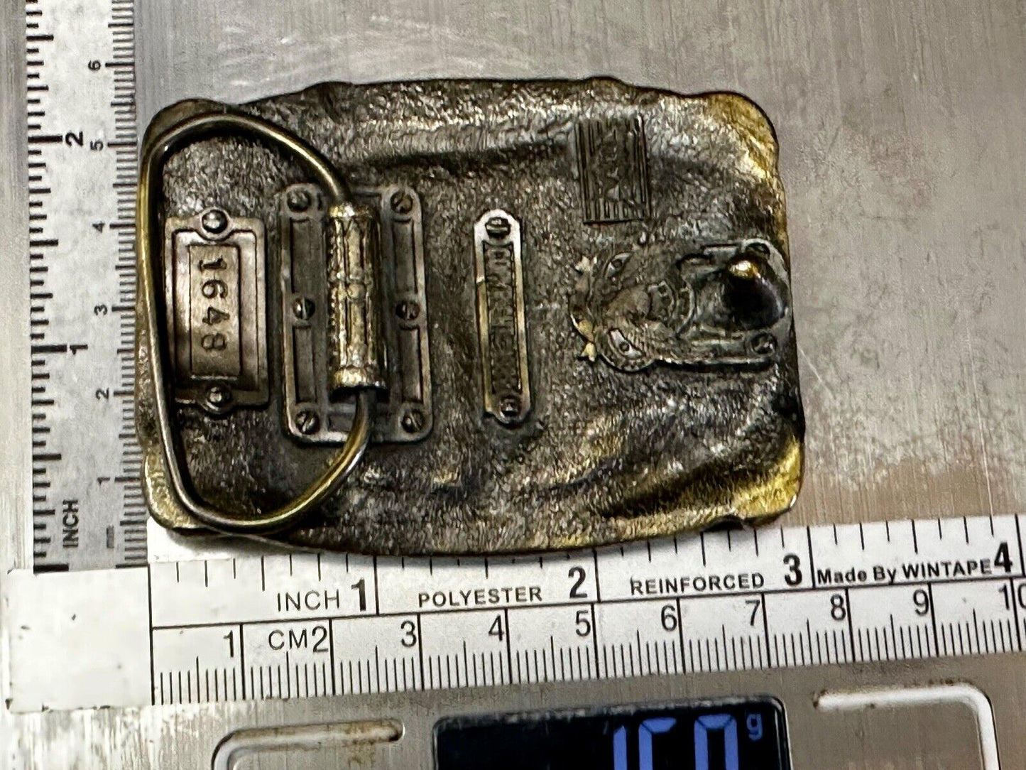 1986 The American Fire Fighter - No Sleep Tonight Vintage Belt Buckle