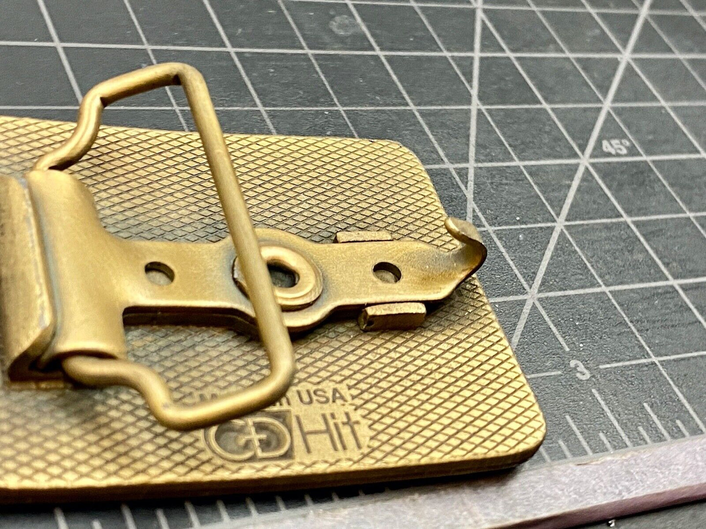 Vintage Fleetguard Construction Equipment Company Advertising Belt Buckle