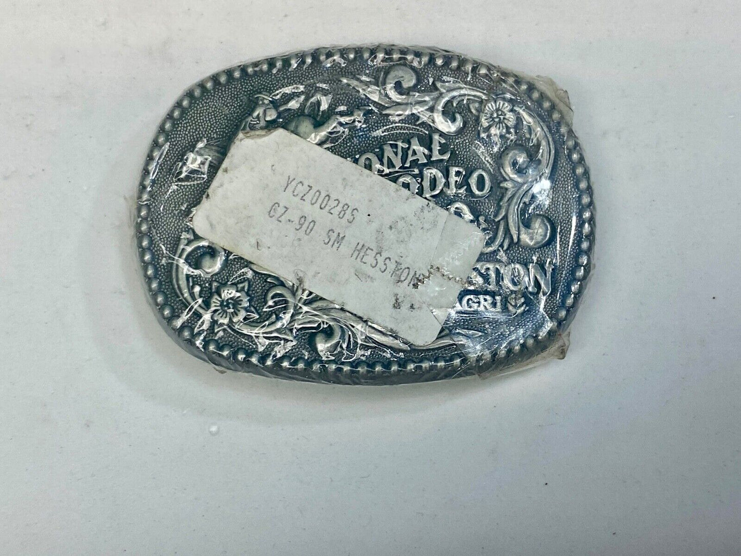 1990 National Finals Rodeo Youth Hesston Belt Buckle NFR Commemorative