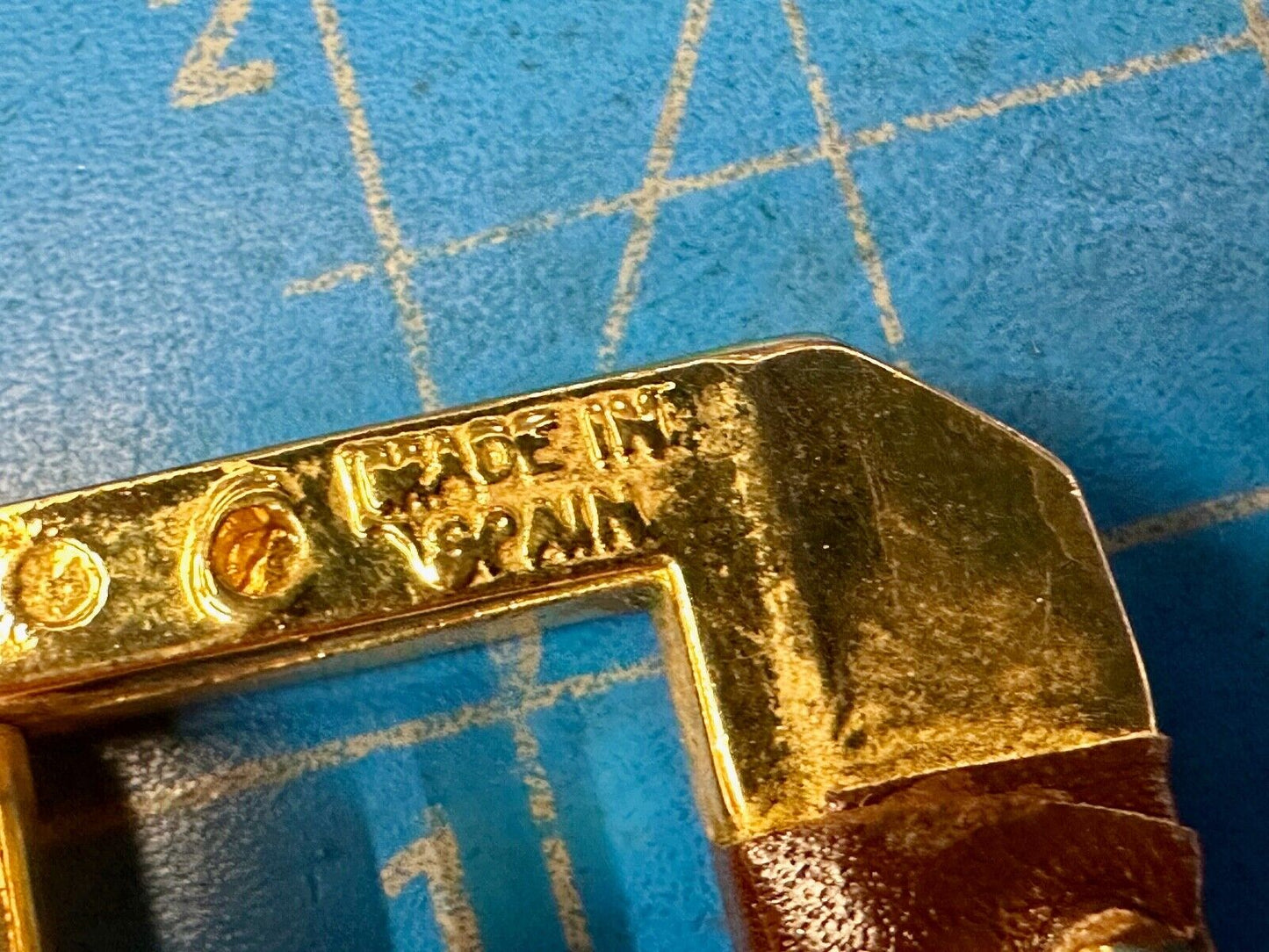 vintage Cardin small gold tone belt buckle