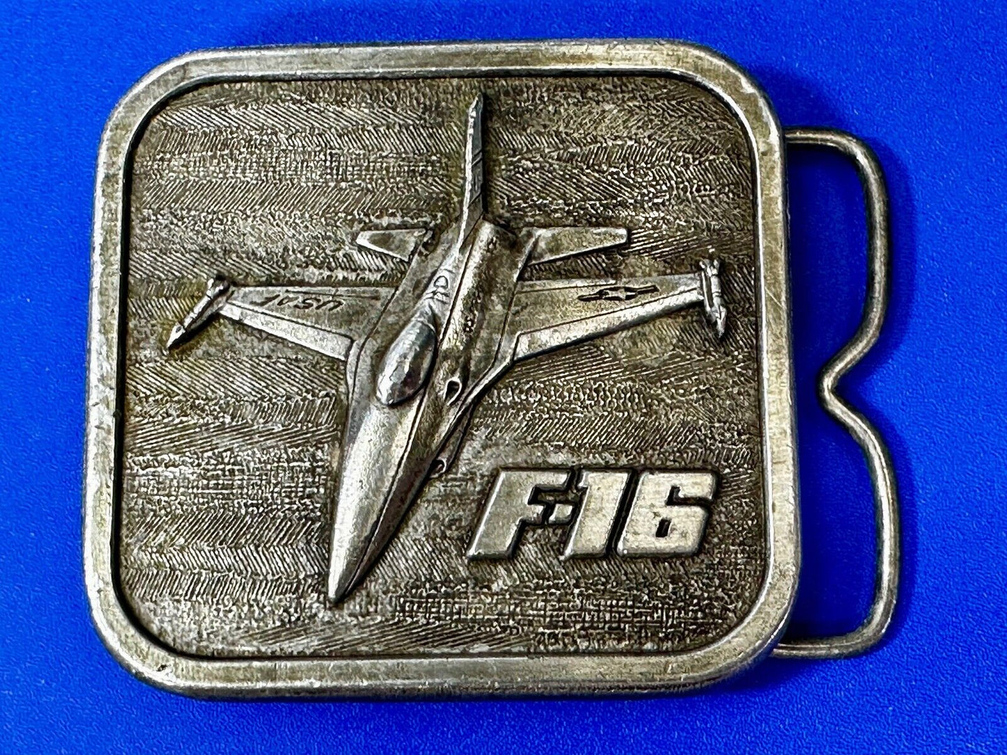 USAF F-16 Fighter Jet Air Force VTG 1977 Belt Buckle by The Buckle Connection