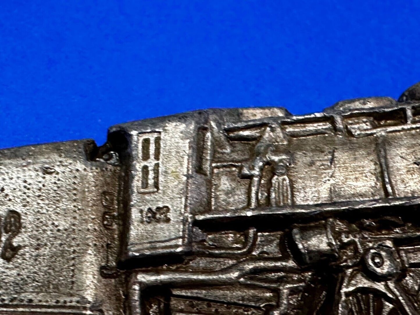 Train Locomotive Steam Engine RR RailRoad Vintage 1978 Bergamot Belt Buckle