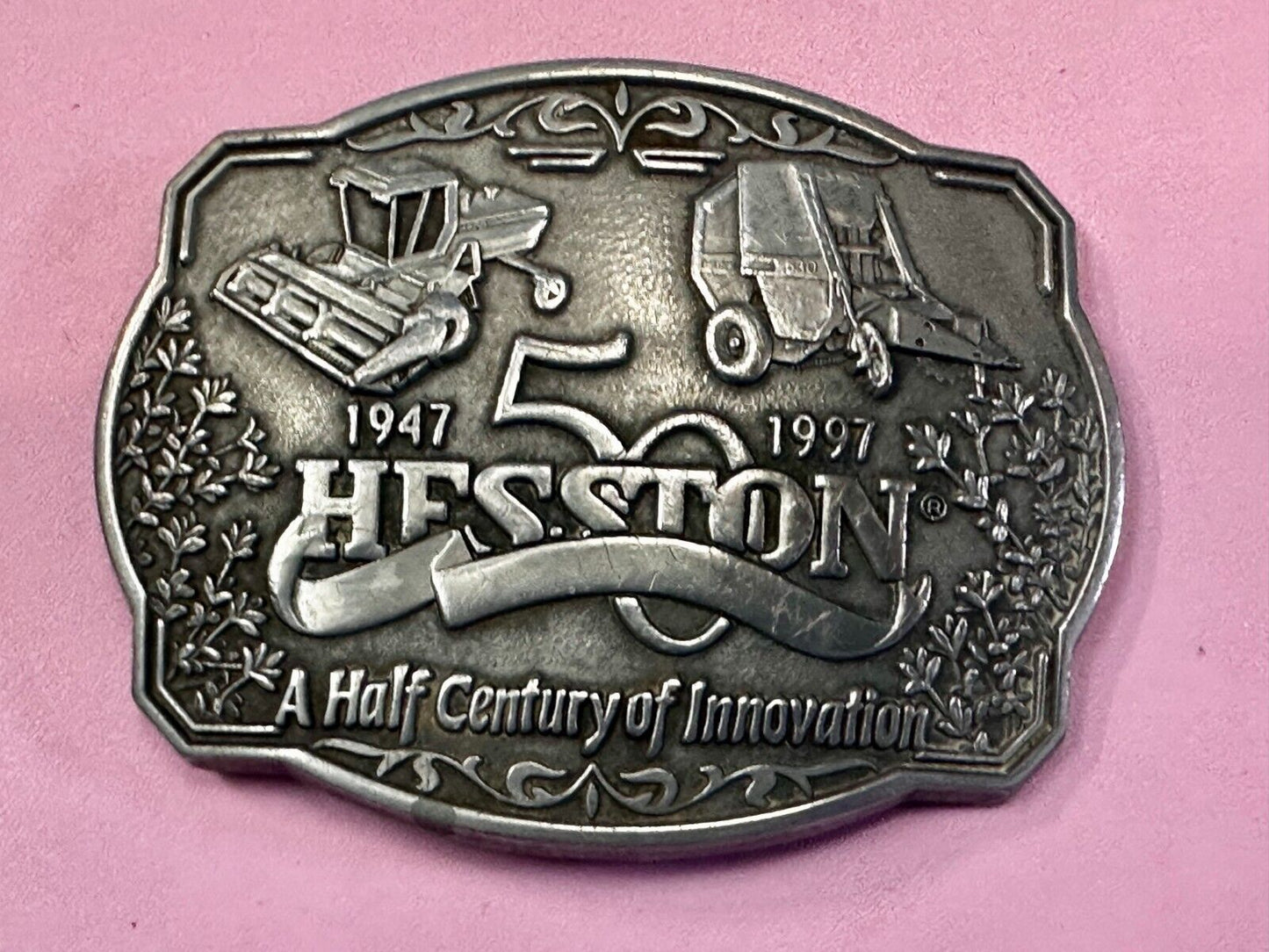 1997 NFR Half Century Of Innovation National Finals Rodeo 50 year Belt Buckle