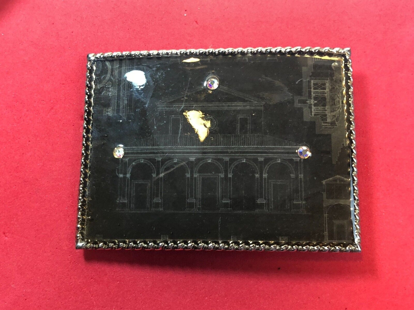 Vintage Busy Bee Belts - Roman Arches Architect Artisan Belt Buckle