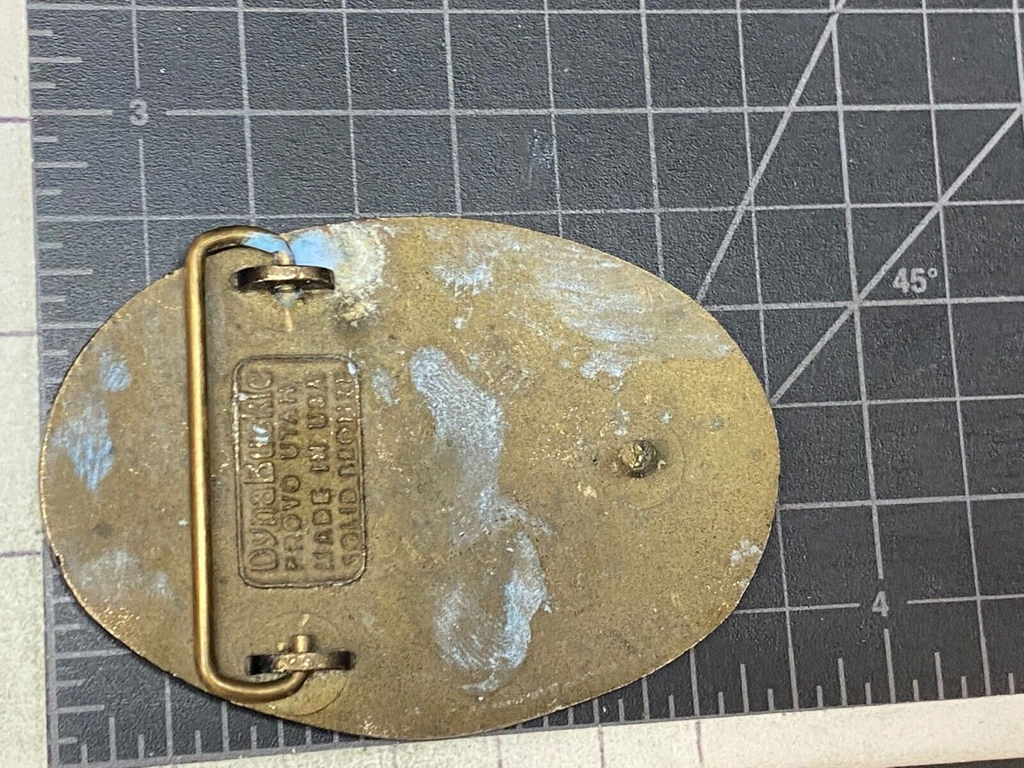 Vintage Ferguson Oil Construction Company Sidney Ohio Dunabuckle Belt Buckle