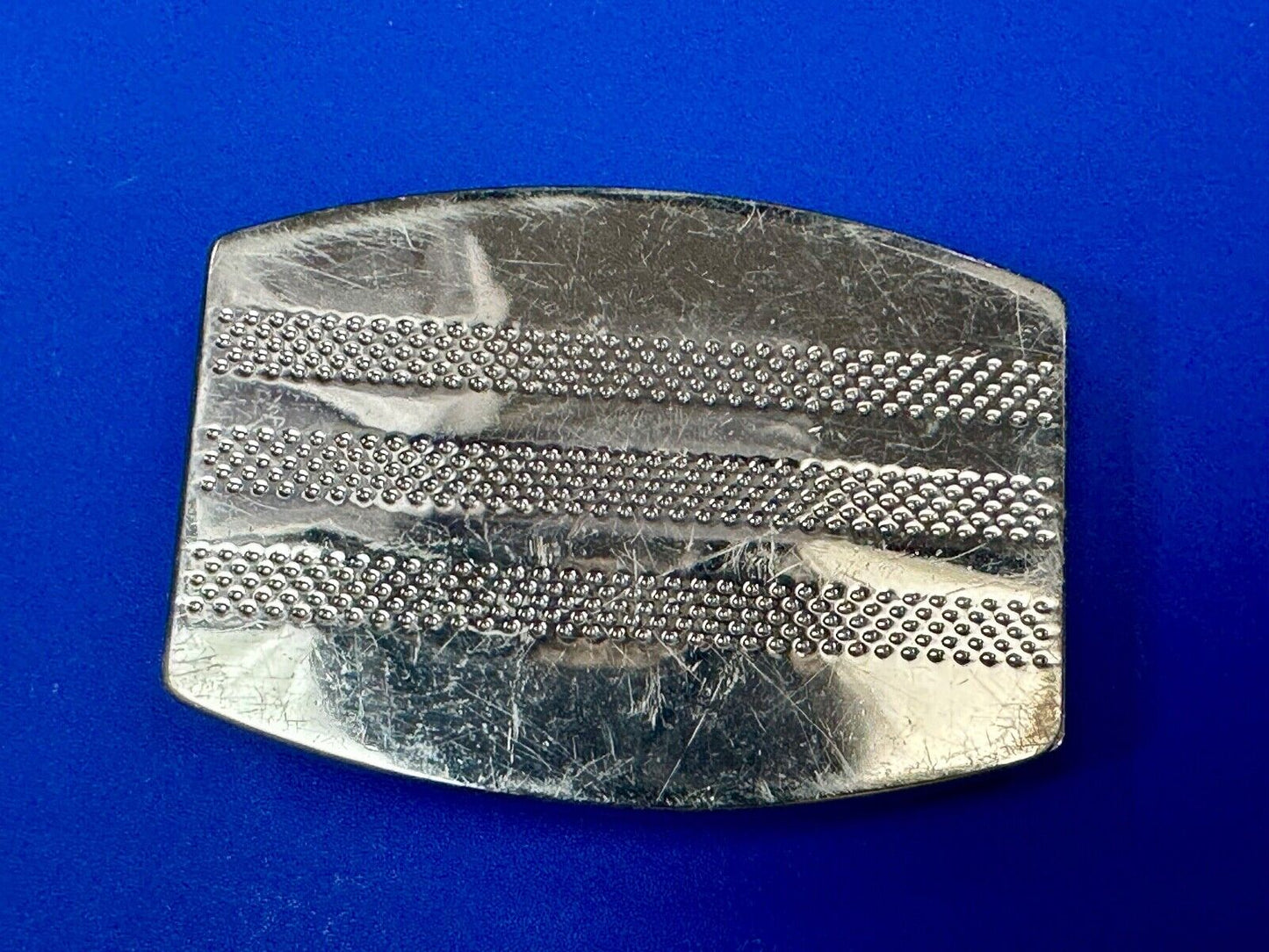 ADIDAS Silver color SHOE Footwear Co Running Golf Trophy striped belt buckle