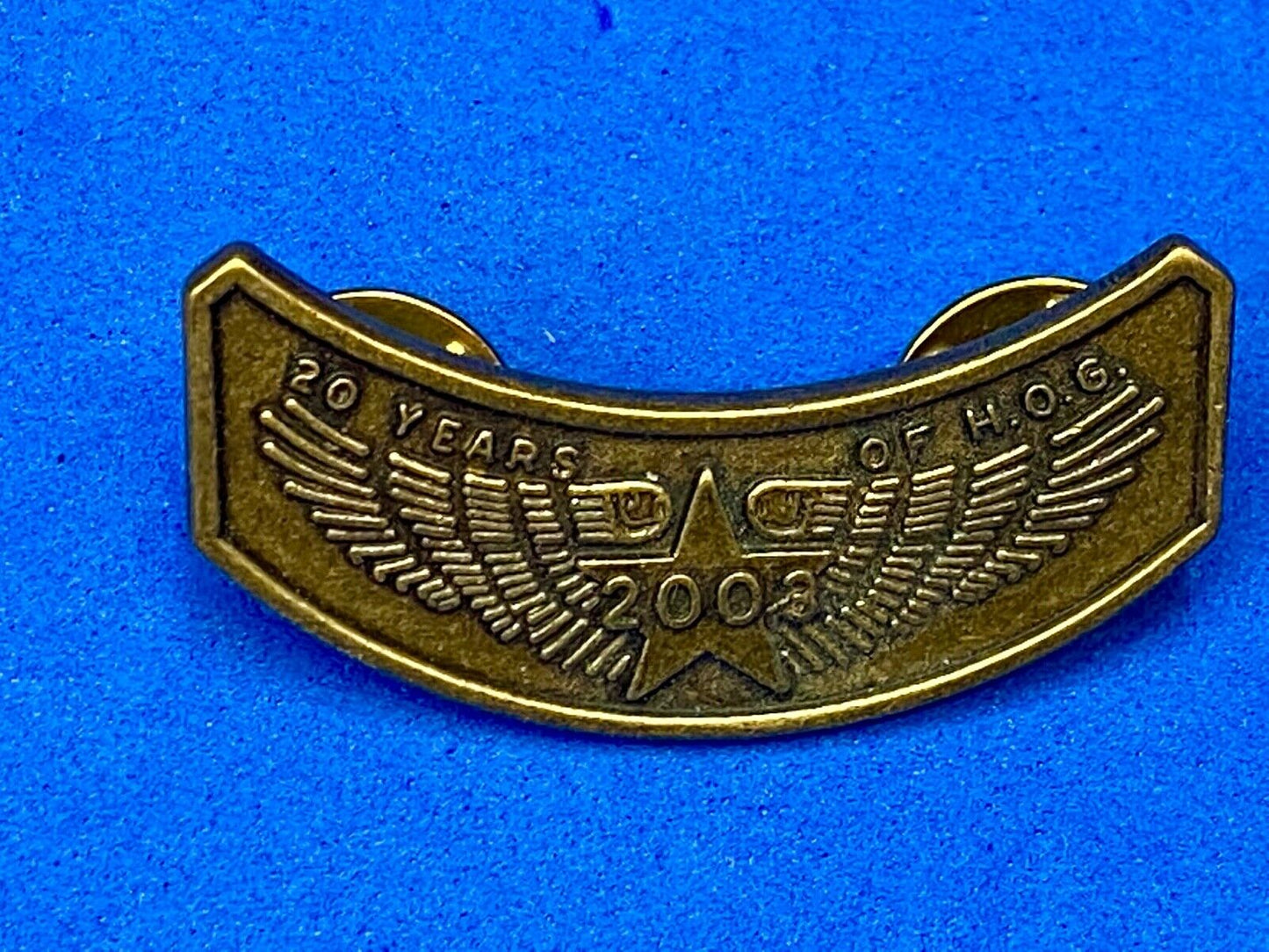 2003, 20 years! Harley Davidson HOG Harley Owners Group Motorcycles Pin