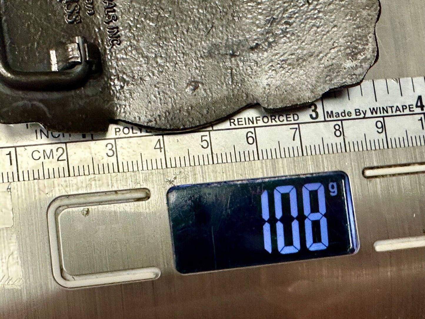 Texas Rangers Organized 1828 A man in the right who keeps on coming Belt Buckle