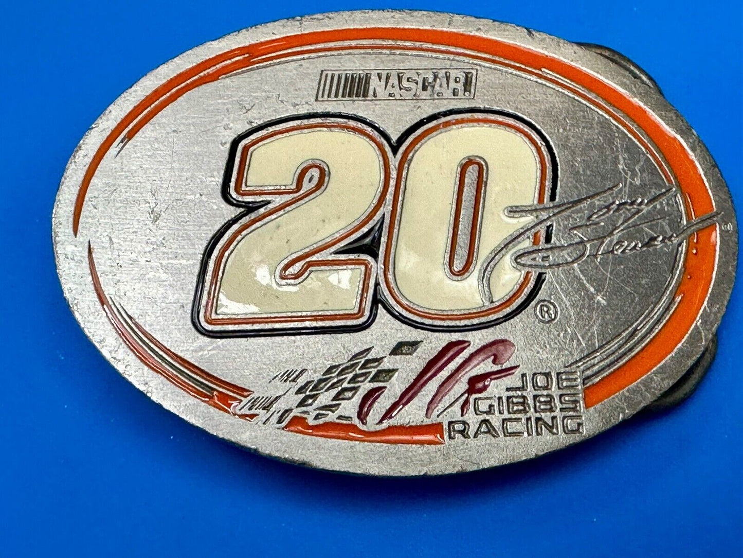 20 Tony Stewart Nascar 2001 Licensed Great American Products Gibbs Belt Buckle